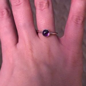 100% AUTHENTIC purple Pandora ring